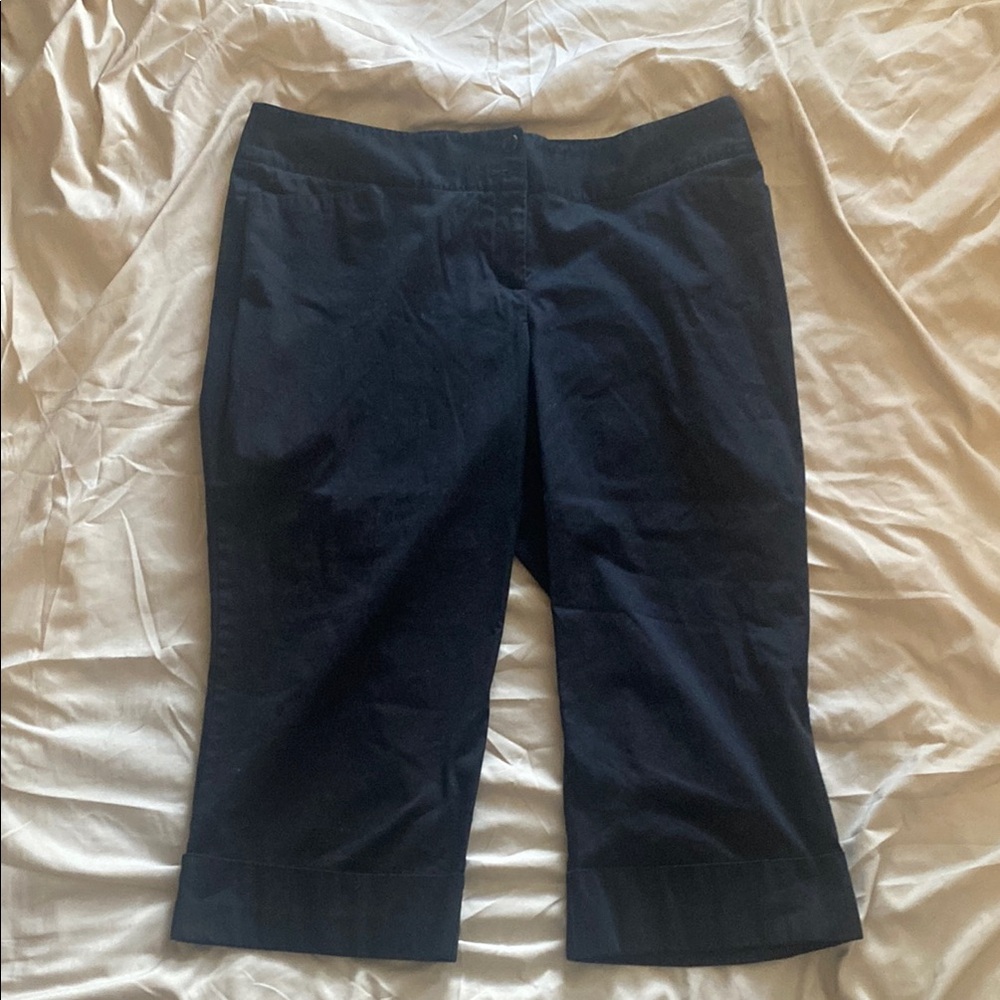 Lane Bryant Elegant Cropped Black Pants